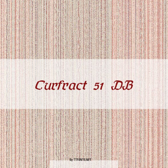 Curfract 51 DB example